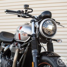 Motodemic LED Headlight Conversion Kit for the Triumph Street Twin Motodemic LED Headlight Conversion Kit for the Triumph Street Twin